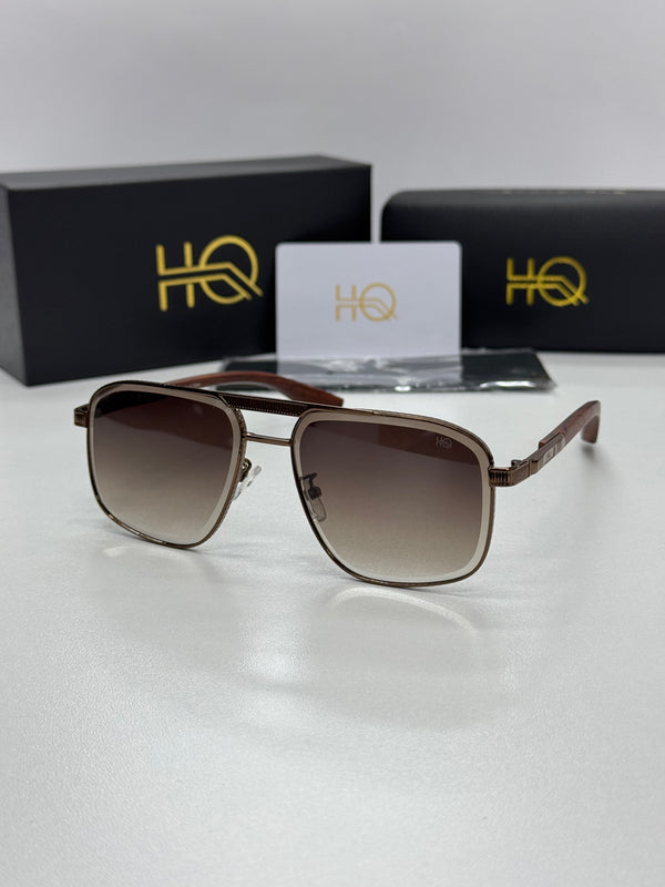 نظارة HQ لون بني