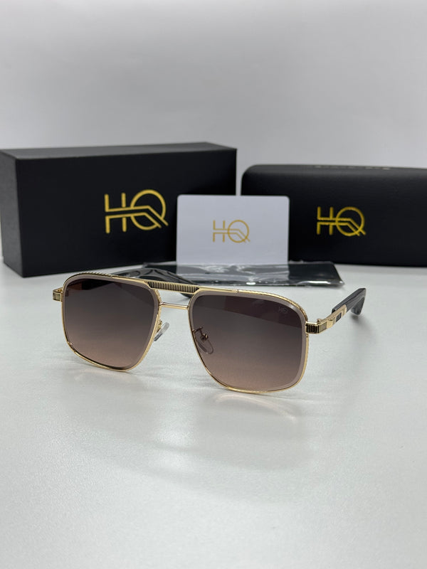 نظارة HQ لون بني تدريجي